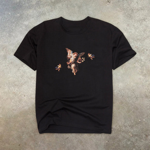 Personalized printed men's short-sleeved T-shirt