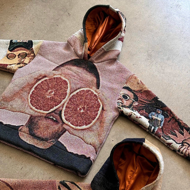 Hip Hop Rap Street Tapestry Hoodie