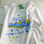 Daiwing Search Life Hidden Retro Short Sleeve T-shirt