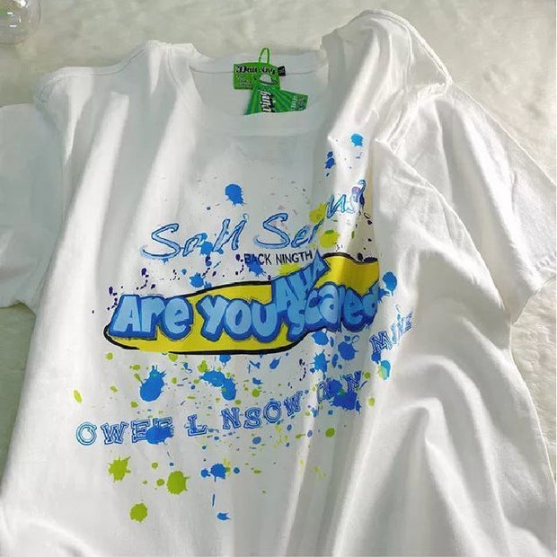 Daiwing Search Life Hidden Retro Short Sleeve T-shirt