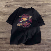 Cartoon print fashion street T-shirt