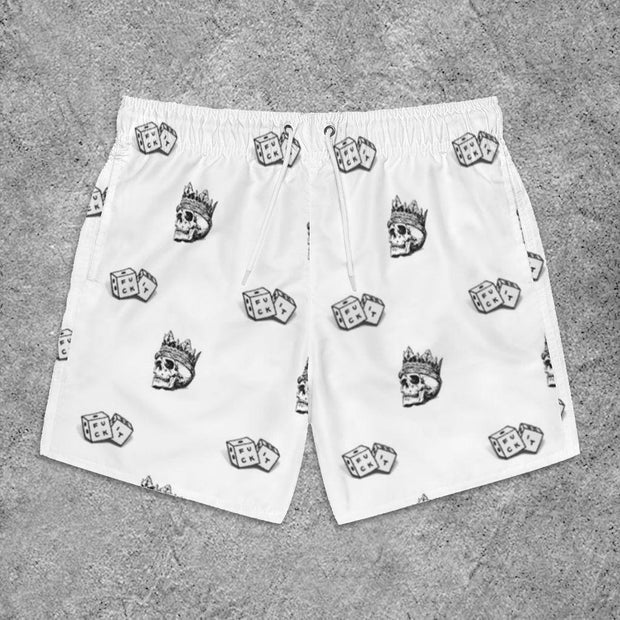 Street Skull Print Shorts