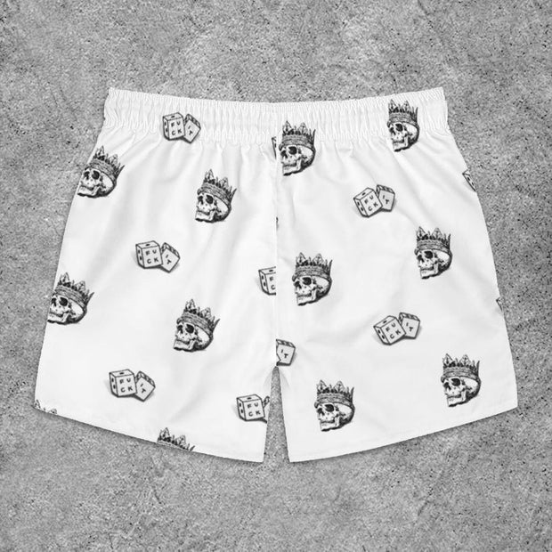 Street Skull Print Shorts