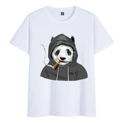 Funny fashion printed round neck short sleeve T-shirt