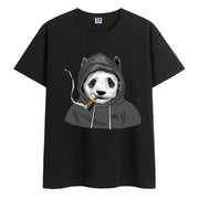 Funny fashion printed round neck short sleeve T-shirt