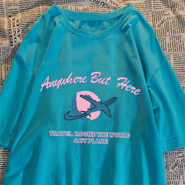 Japanese port style Matsubarajuku style fried street short-sleeved t-shirt