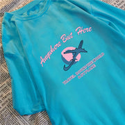 Japanese port style Matsubarajuku style fried street short-sleeved t-shirt