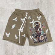 Retro Fashion Hip Hop Casual Shorts