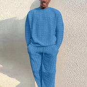 Men's Fashion Knitted Loose Casual Suits