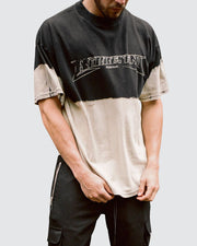 Personalized fashion color matching printed T-shirt men