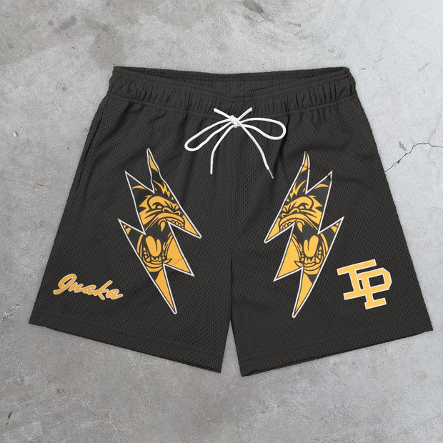 Trendy Street Hip Hop Mesh Shorts