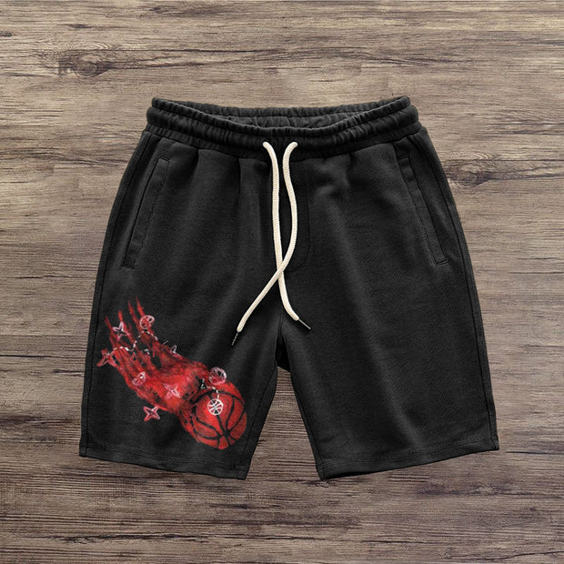 Sports street print fashion shorts