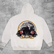 Casual retro dark knight hoodie