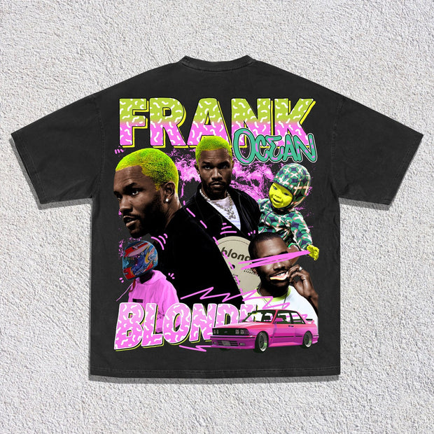 Casual Street Hip-Hop Rap Printed T-shirt