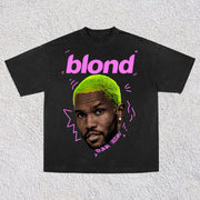 Casual Street Hip-Hop Rap Printed T-shirt