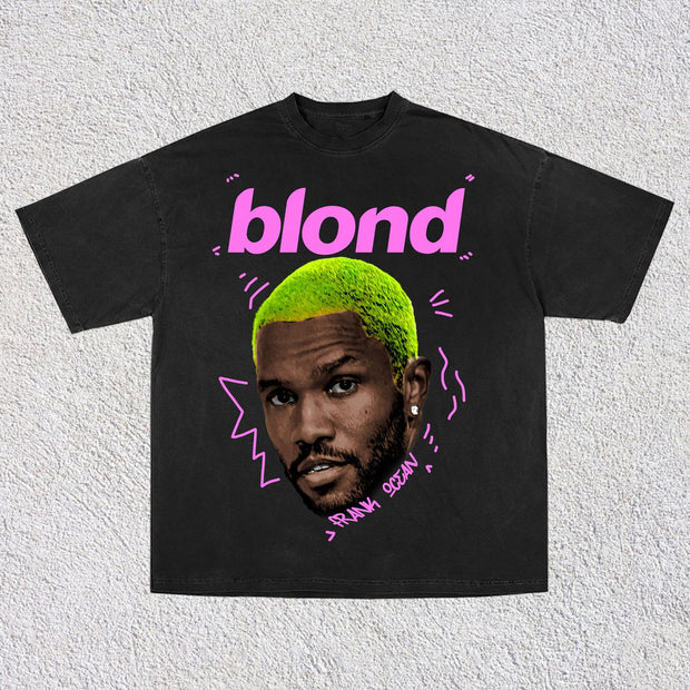 Casual Street Hip-Hop Rap Printed T-shirt