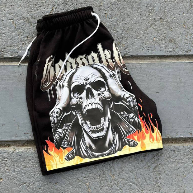 Death Thug Casual Street Mesh Shorts