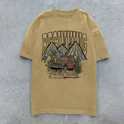Retro Casual Print Fashion Street T-Shirt