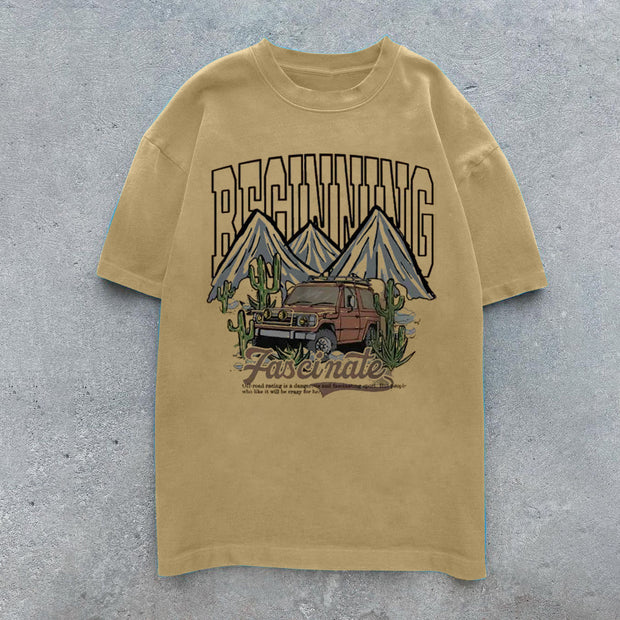 Retro Casual Print Fashion Street T-Shirt