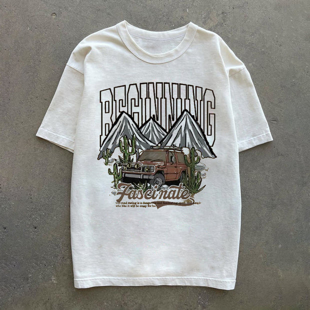 Retro Casual Print Fashion Street T-Shirt