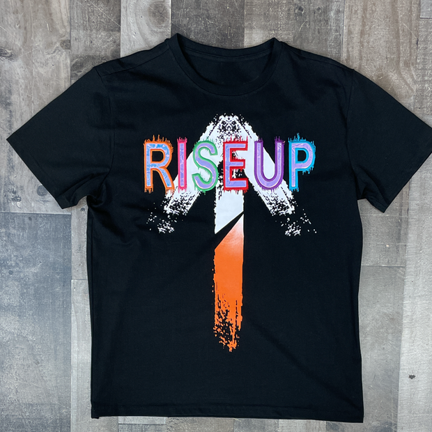 Personalized arrow print short-sleeved T-shirt men