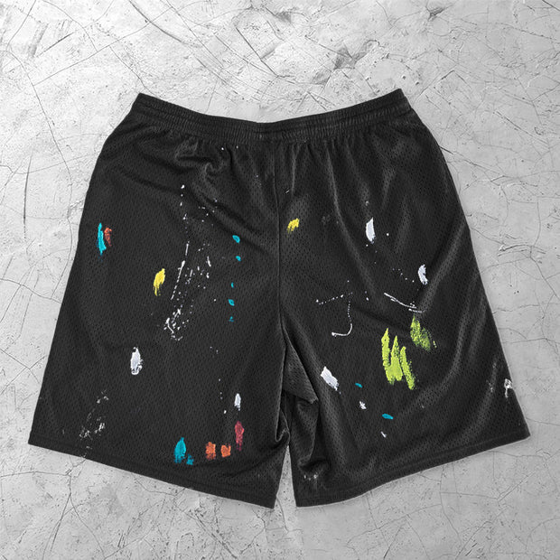 Hip-hop street fashion mesh shorts