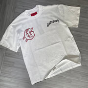 godspeed print crew neck T-shirt