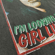 Casual street printed cotton T-shirt