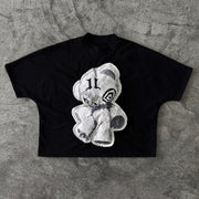 Ragdoll Printed Casual Streetwear T-shirt