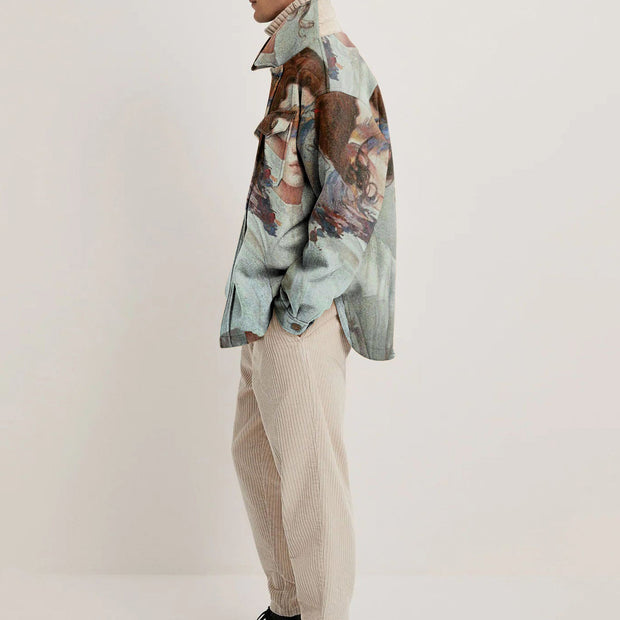 Art Print Street Style Fashion Jacket