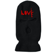 Casual street three-hole ski hat comes
