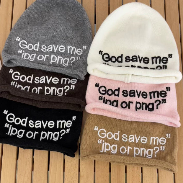 Uniform knitted pile cap for men and women