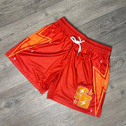 Lightning print shorts