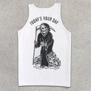 Skull Graphic Print Tank Top