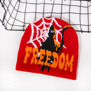 Halloween jacquard knitted hat