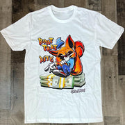 Street style personality printed short sleeves