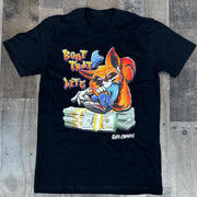 Street style personality printed short sleeves