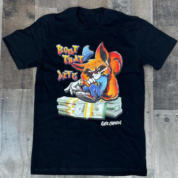 Street style personality printed short sleeves