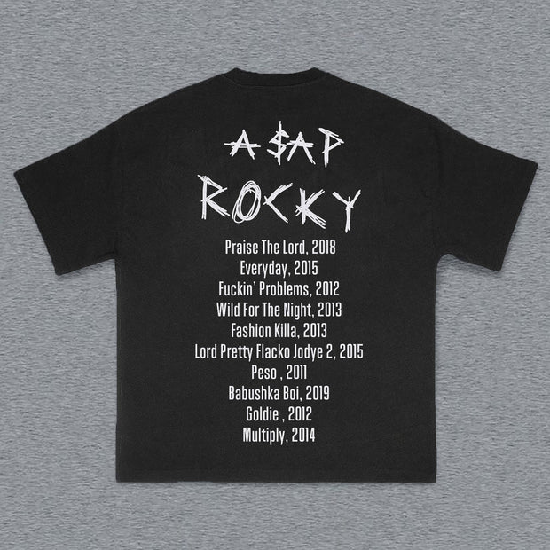Cartoon Image Print T-Shirt
