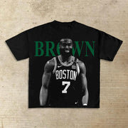 Boston Jaylen Brown Print T-shirt