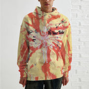 Personalized fashion tie-dye printed long-sleeved hoodie