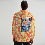 Personalized fashion tie-dye printed long-sleeved hoodie
