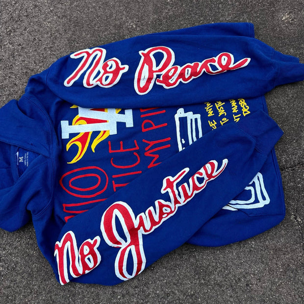 Oversized lettering hoodie