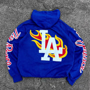 Oversized lettering hoodie