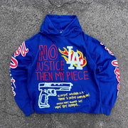 Oversized lettering hoodie