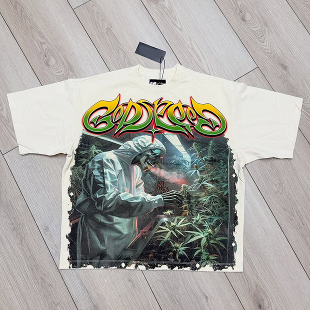 Street Skull Print T-Shirt