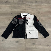 Scarface Print Long Sleeve Zipped Jacket