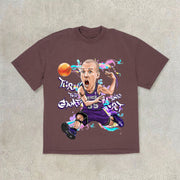 Hip-hop fashion brand basketball short-sleeved T-shirt