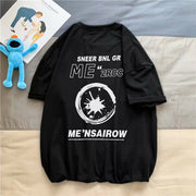 Fashion brand printed loose casual short-sleeved T-shirt