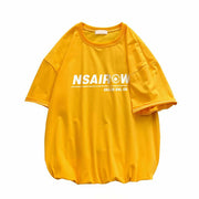 Fashion brand printed loose casual short-sleeved T-shirt